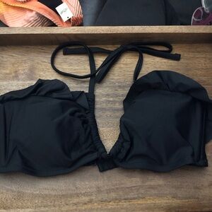 Aerie Black Bikini Top